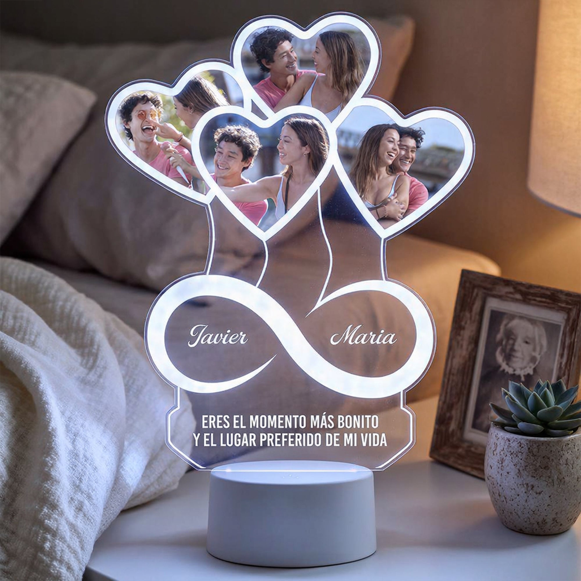 Lampara Led 3D Infinito