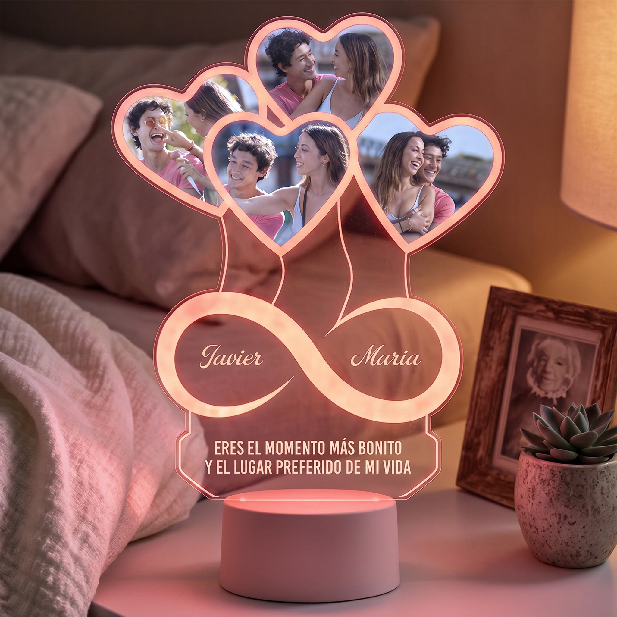 Lampara Led 3D Infinito