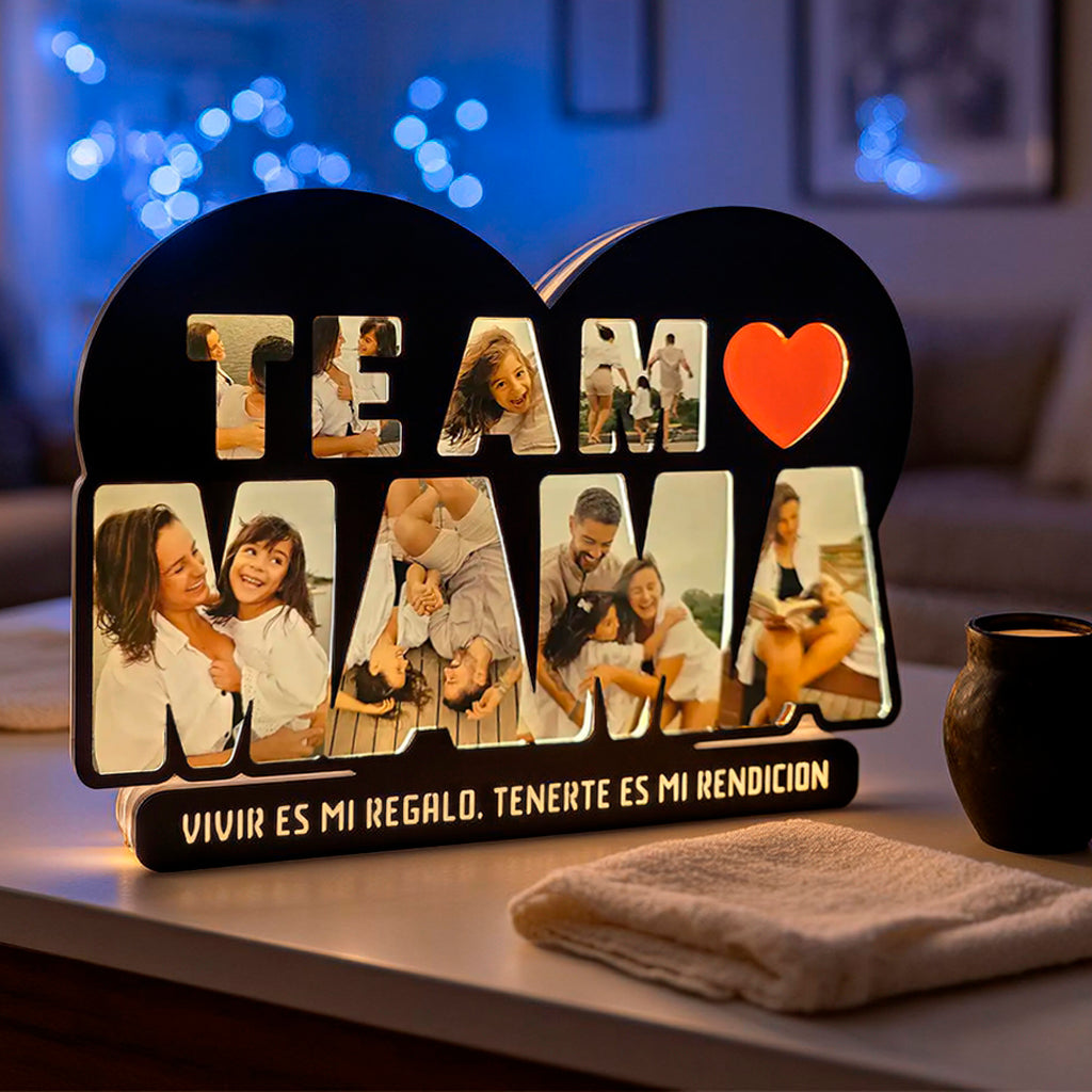 Lampara Led “Te Amo Mamá”