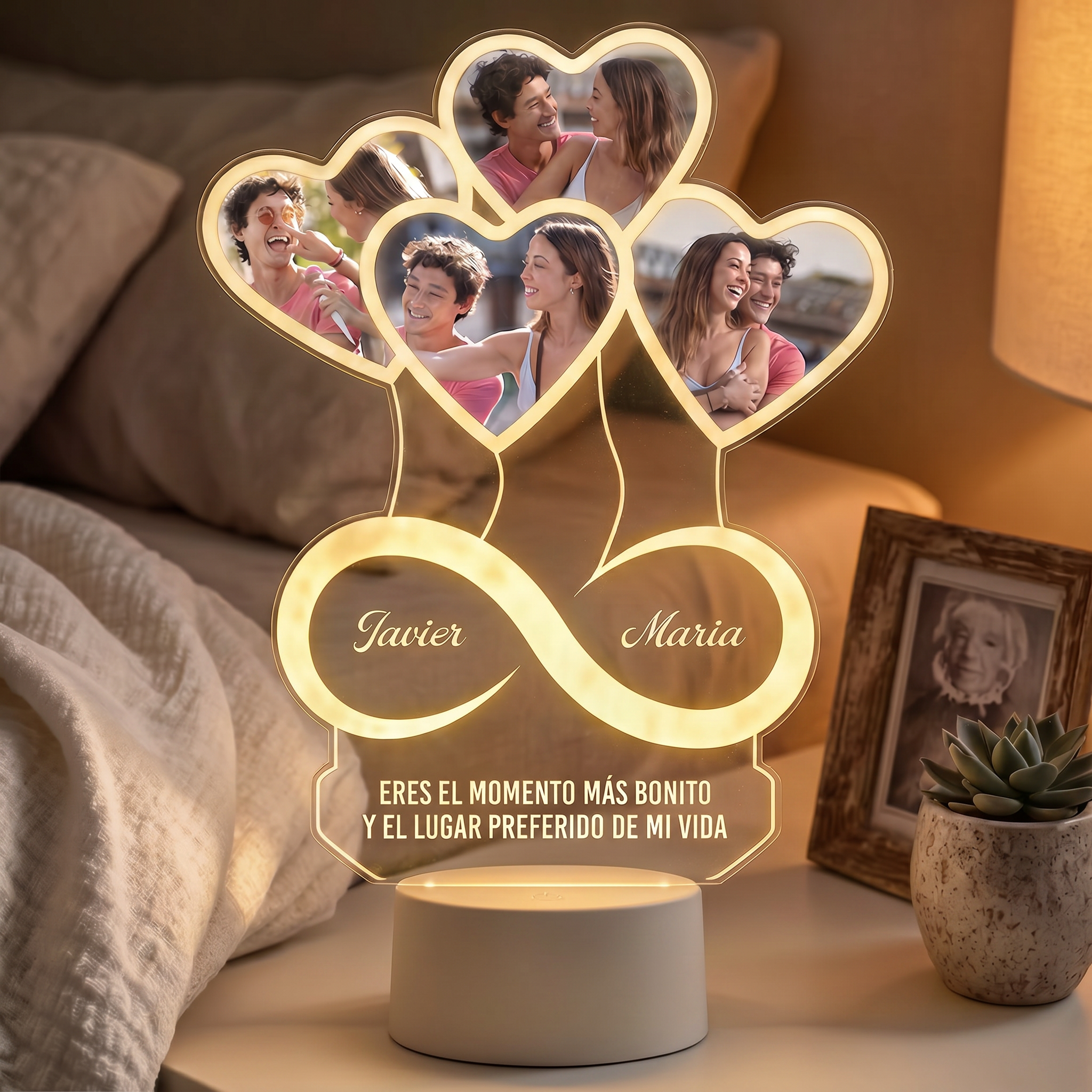 Lampara Led 3D Infinito