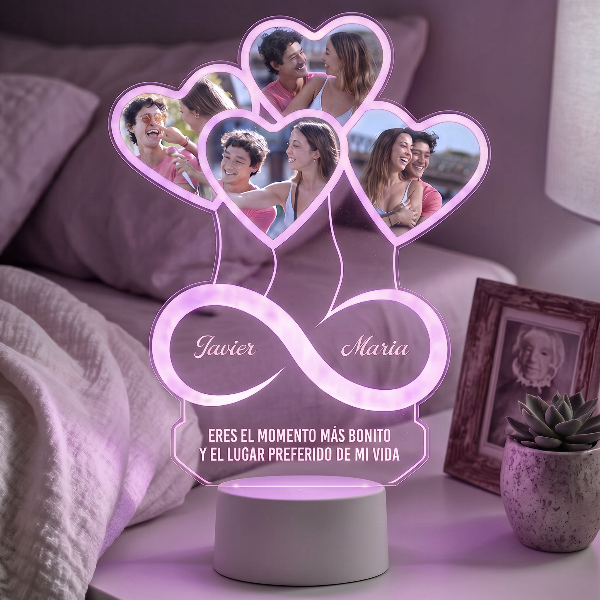 Lampara Led 3D Infinito