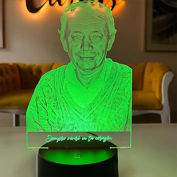 Lampara Led 3D Fotográfica