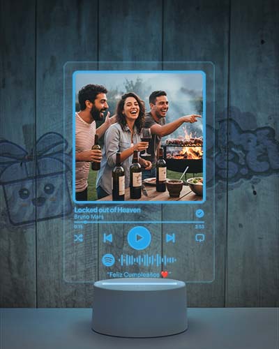 Lampara Spotify ColorLed