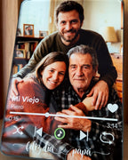 Cuadro Musical Personalizado para Papá