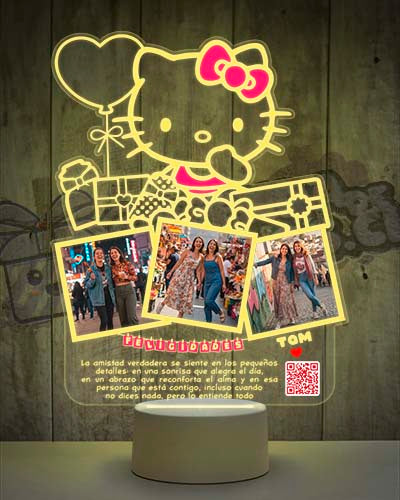Lampara Led 3D Hello Kitty