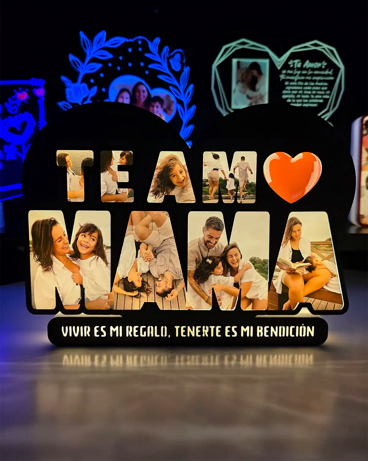 Lampara Led “Te Amo Mamá”