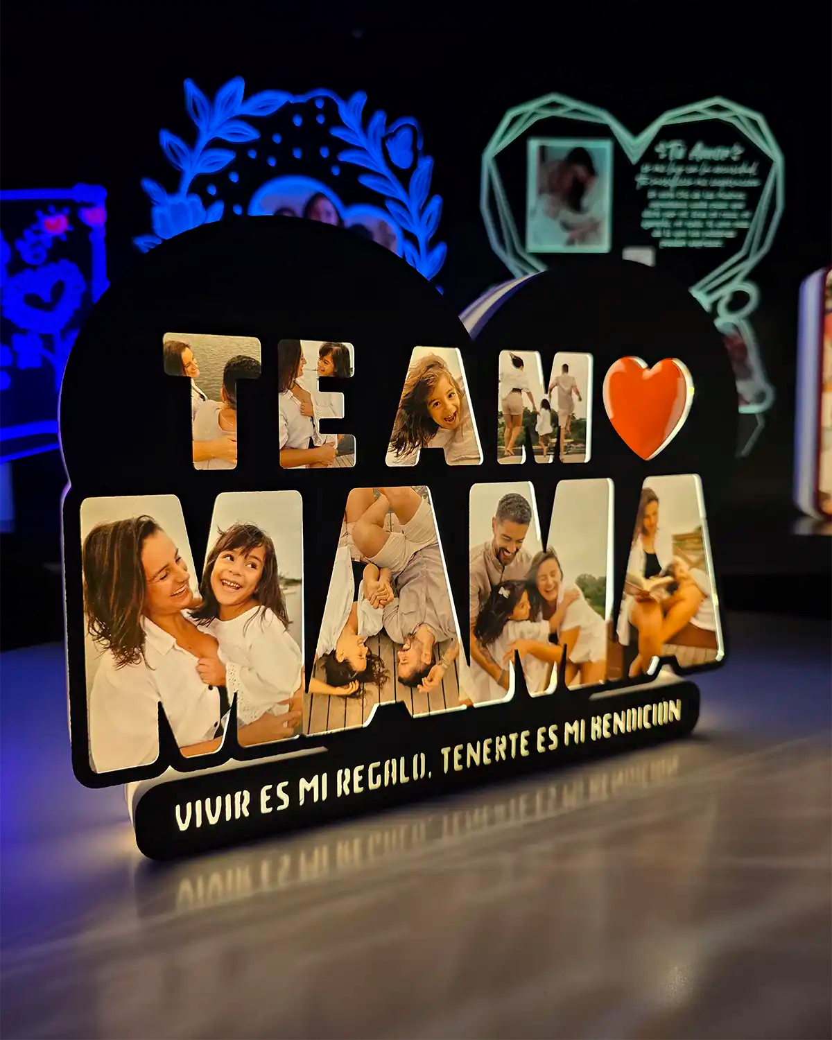 Lampara Led “Te Amo Mamá”