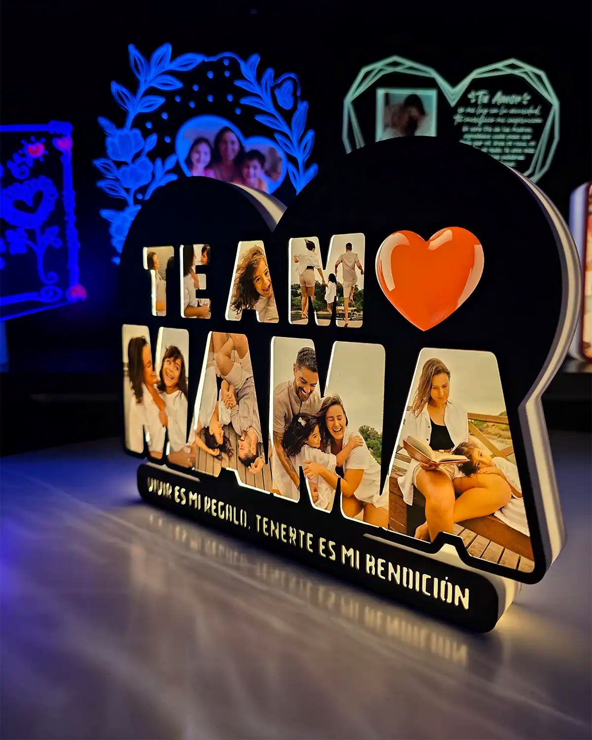 Lampara Led “Te Amo Mamá”