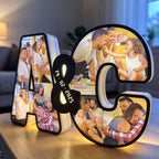 Lampara de Letras Led Iniciales Pareja