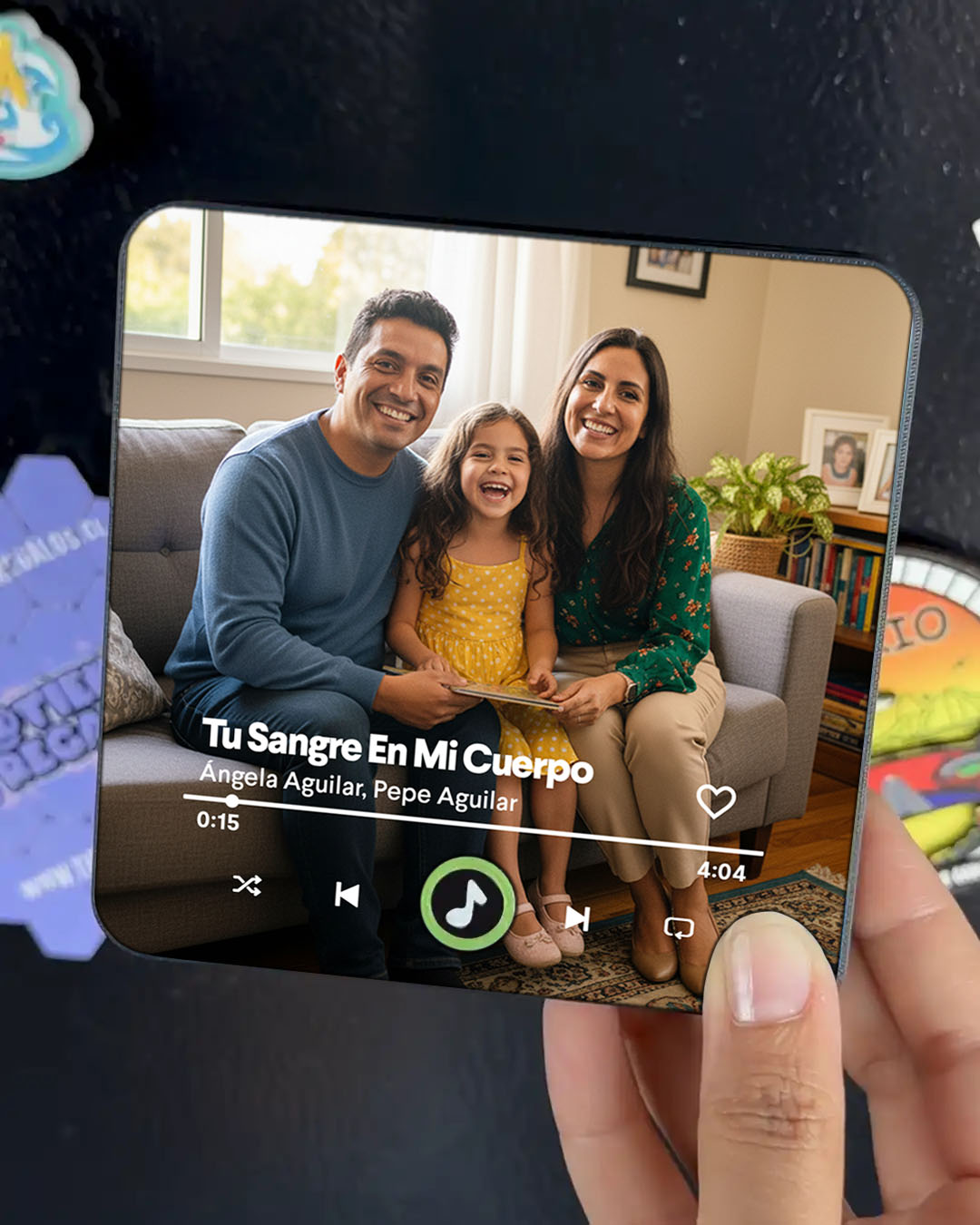 Caja Musical Magnetica para Papá