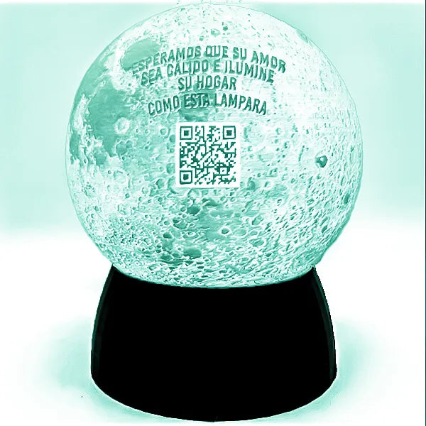 Lampara de Luna Parlante (Bluetooth)