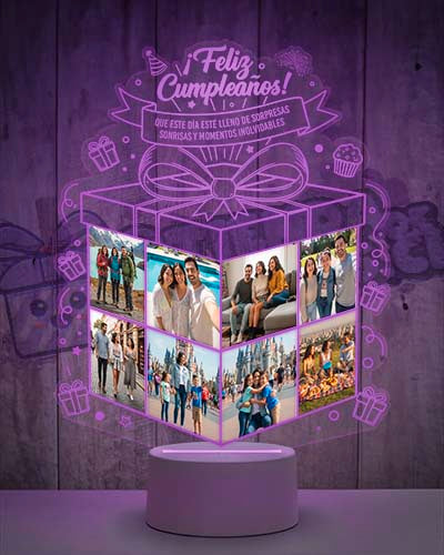 Lampara Led 3D Regalo Cumpleaños