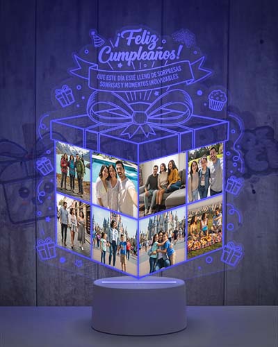 Lampara Led 3D Regalo Cumpleaños