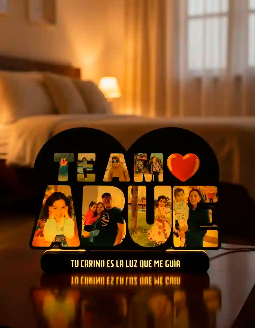 Lámpara Led “Te Amo Abue”