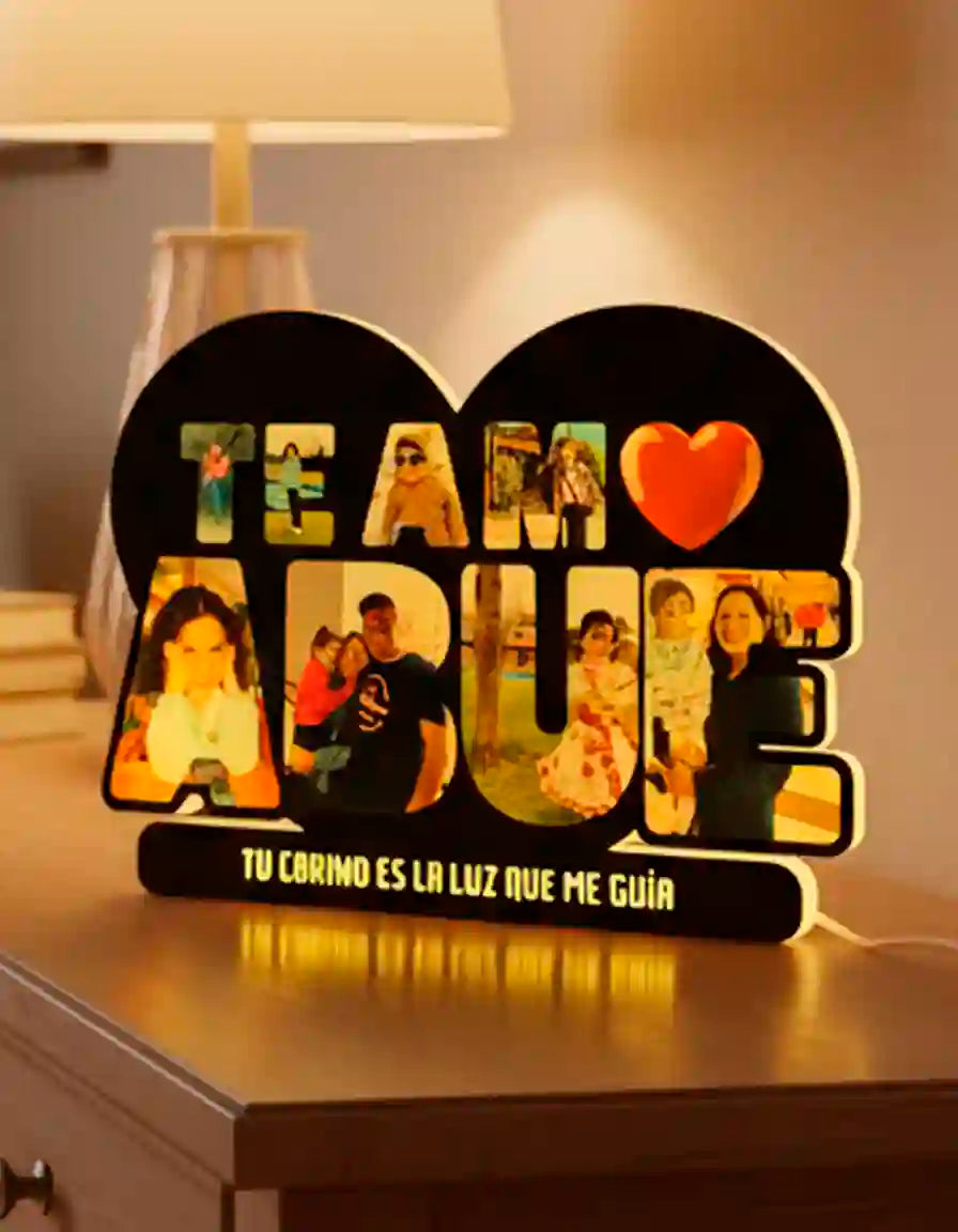 Lámpara Led “Te Amo Abue”