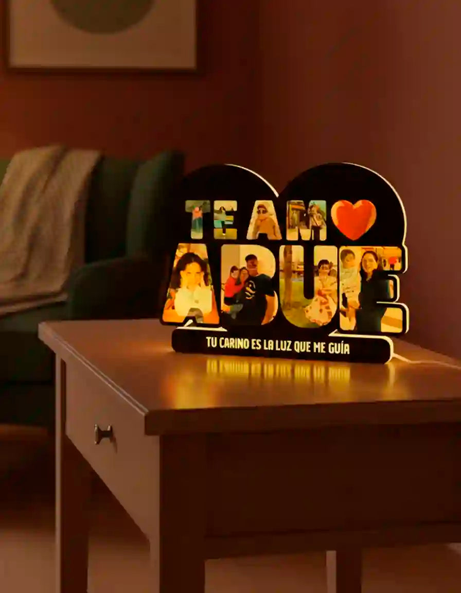 Lámpara Led “Te Amo Abue”