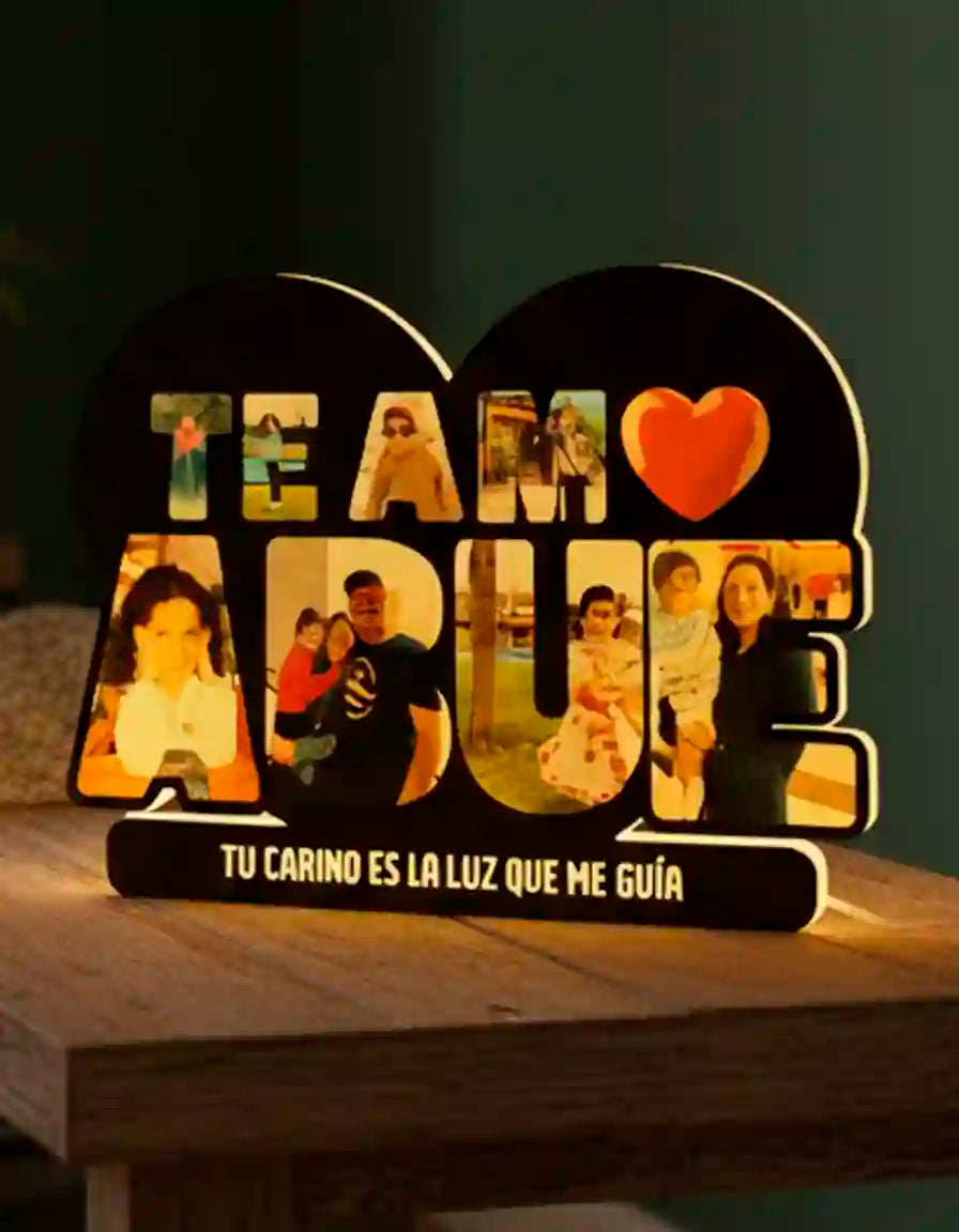 Lámpara Led “Te Amo Abue”
