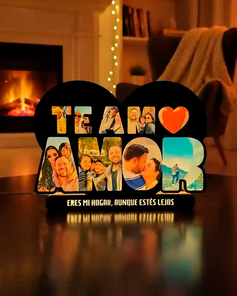 Lampara Led “Te Amo Amor”