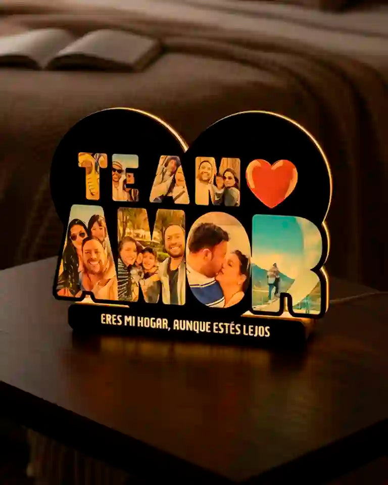 Lampara Led “Te Amo Amor”