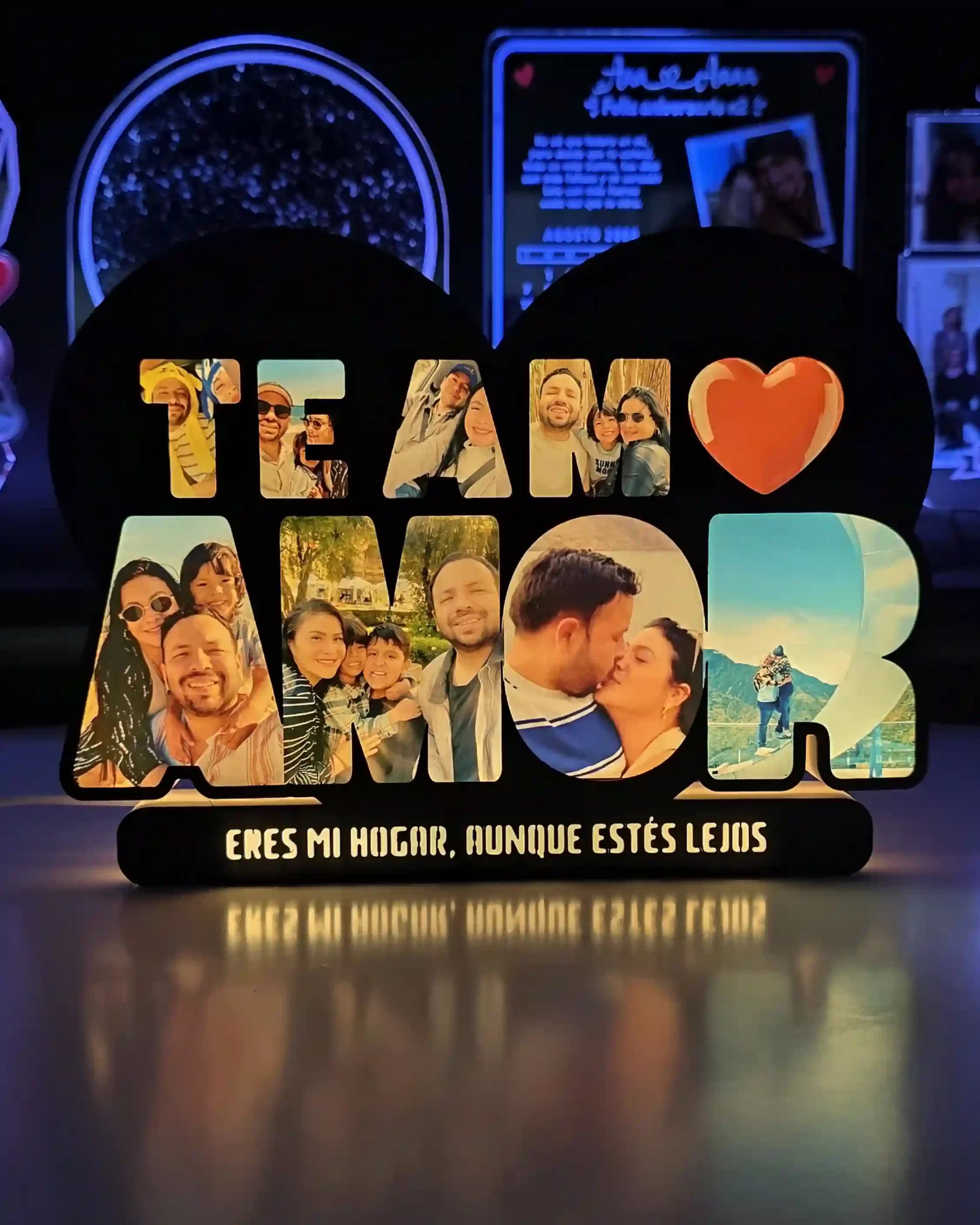 Lampara Led “Te Amo Amor”