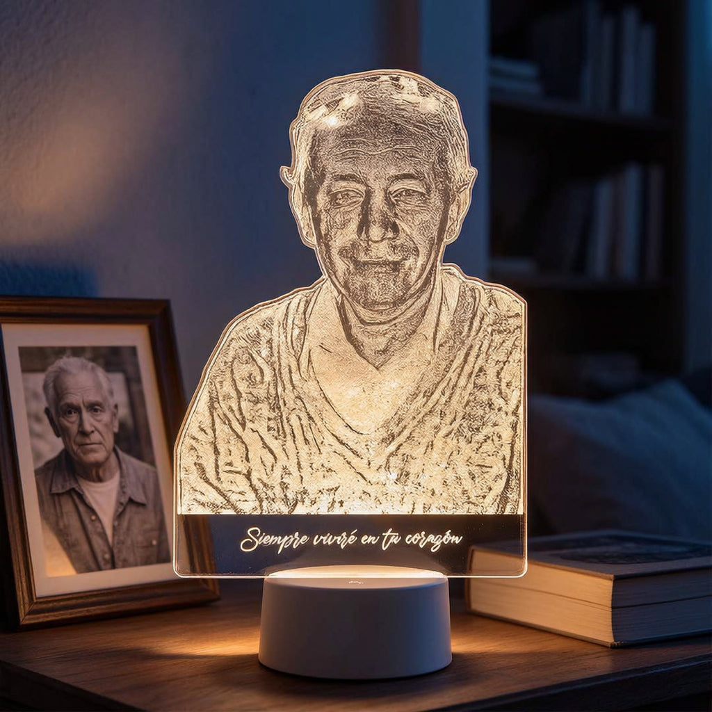 Lampara Led 3D Fotográfica