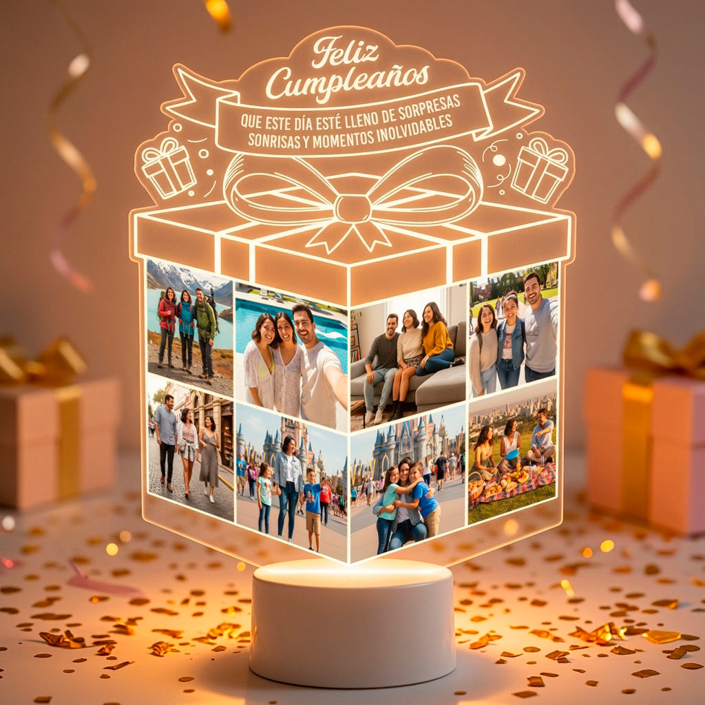 Lampara Led 3D Regalo Cumpleaños