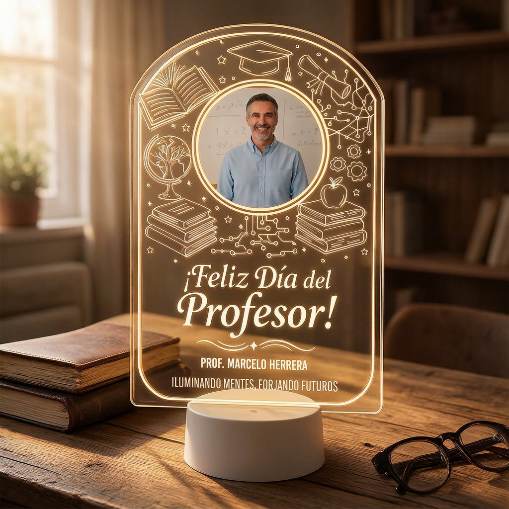 Lampara Led Día del Profesor