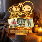 Lampara Led 3D Wall-E