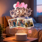 Lampara Led 3D Minnie & Daisy Duck