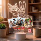 Lampara Led 3D Zootopia