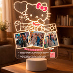 Lampara Led 3D Hello Kitty