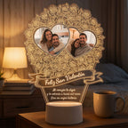 Lampara Led 3D Rosas