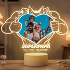 Lampara Led 3D SuperPapa Color