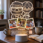 Lampara Led 3D Abuelitos Up