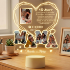 Lampara Led 3D Mama Diamante