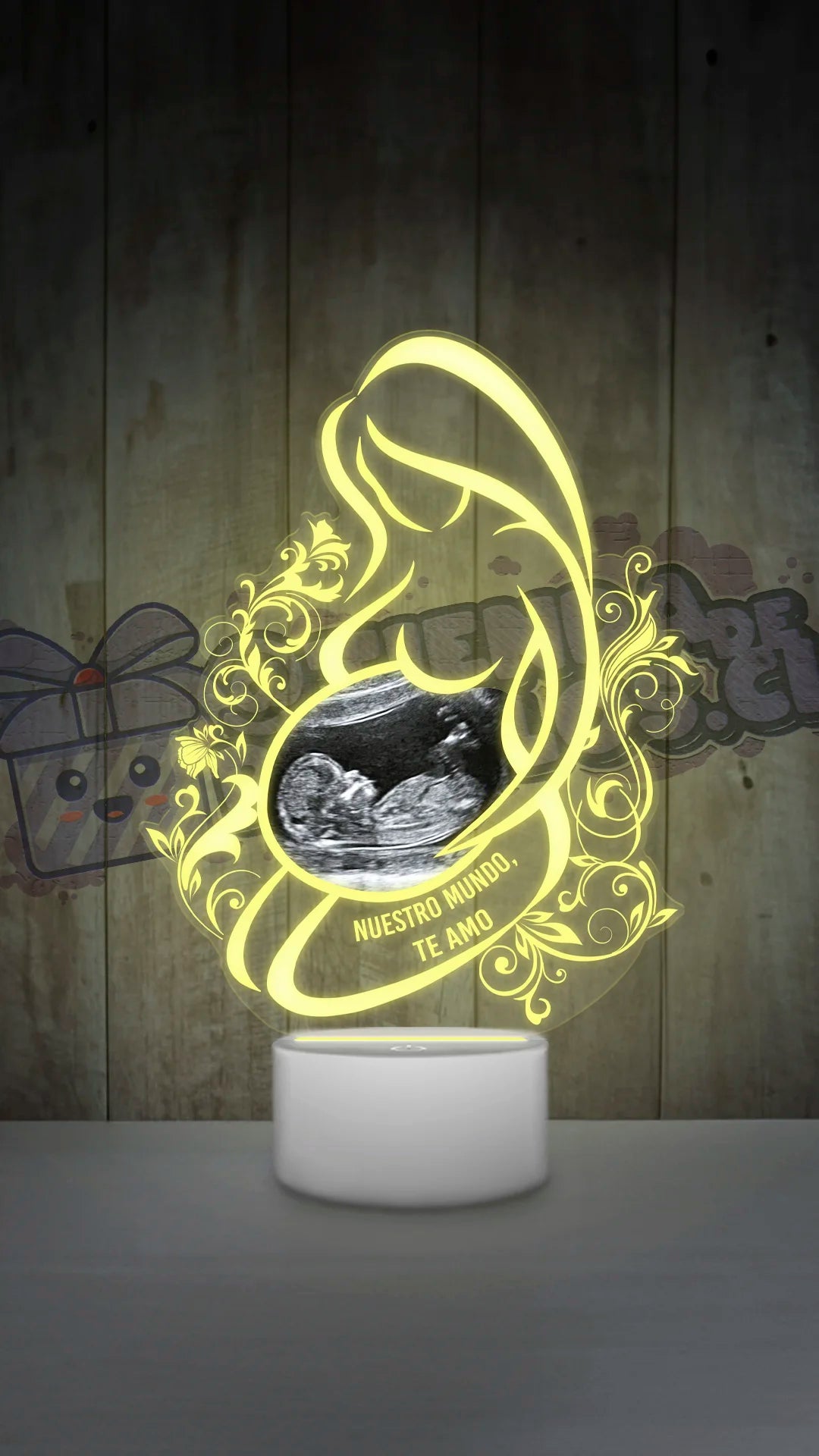 Lampara Led 3D Embarazada