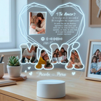 Lampara Led 3D Mama Diamante