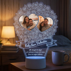 Lampara Led 3D Rosas