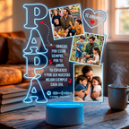 Lámpara Led 3D Papá 3 fotos