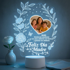 Lampara Led 3D Feliz Dia Mamá