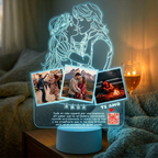 Lampara Led 3D Rapunzel Enredados