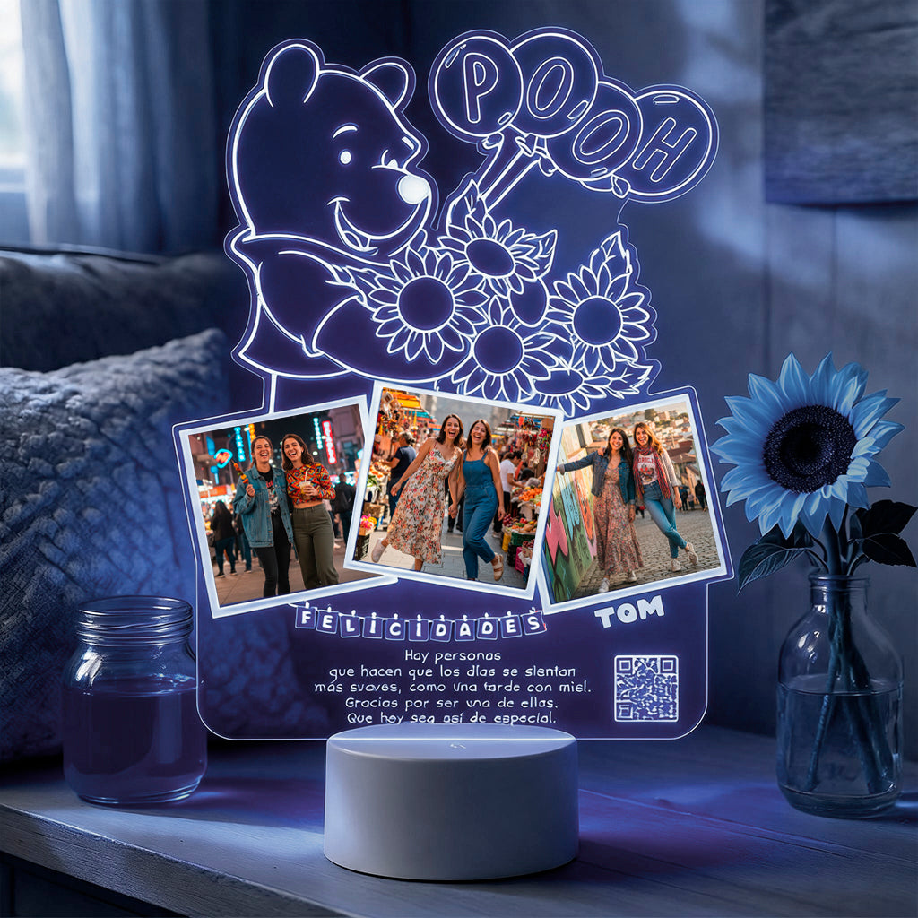 Lampara Led 3D Winnie The Pooh
