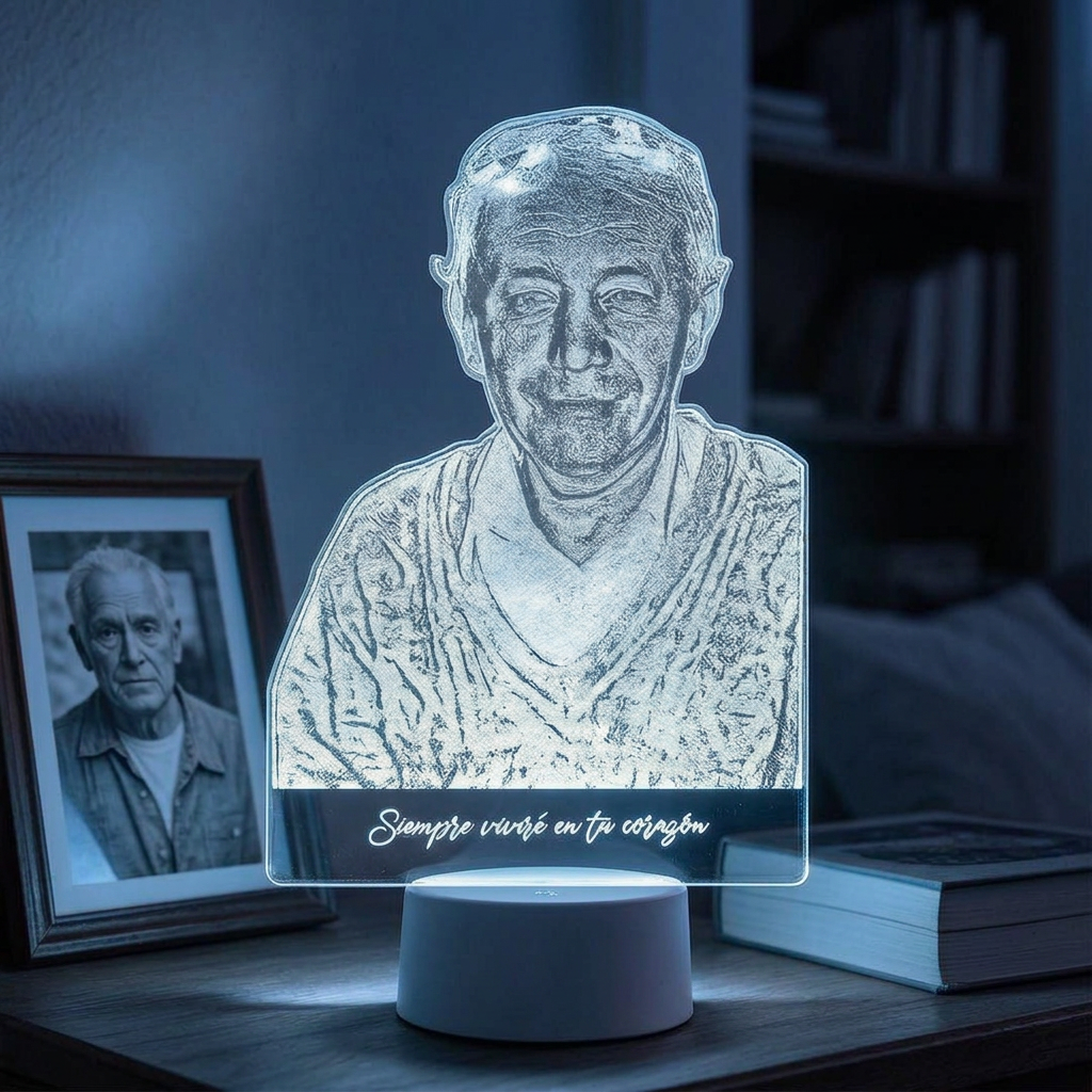 Lampara Led 3D Fotográfica