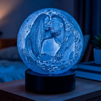 Lampara de Luna Parlante (Bluetooth)