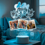 Lampara Led 3D Minnie & Daisy Duck