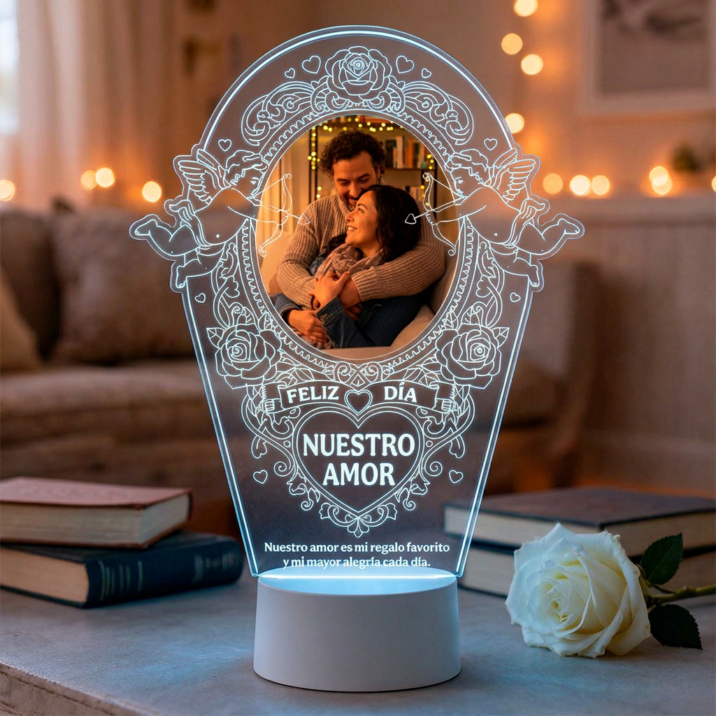 Lampara Led 3D Cupido