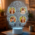 Lámpara Led 3D Árbol de la Familia