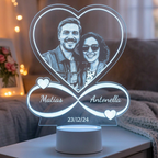 Lampara Led 3D Infinito Grabado