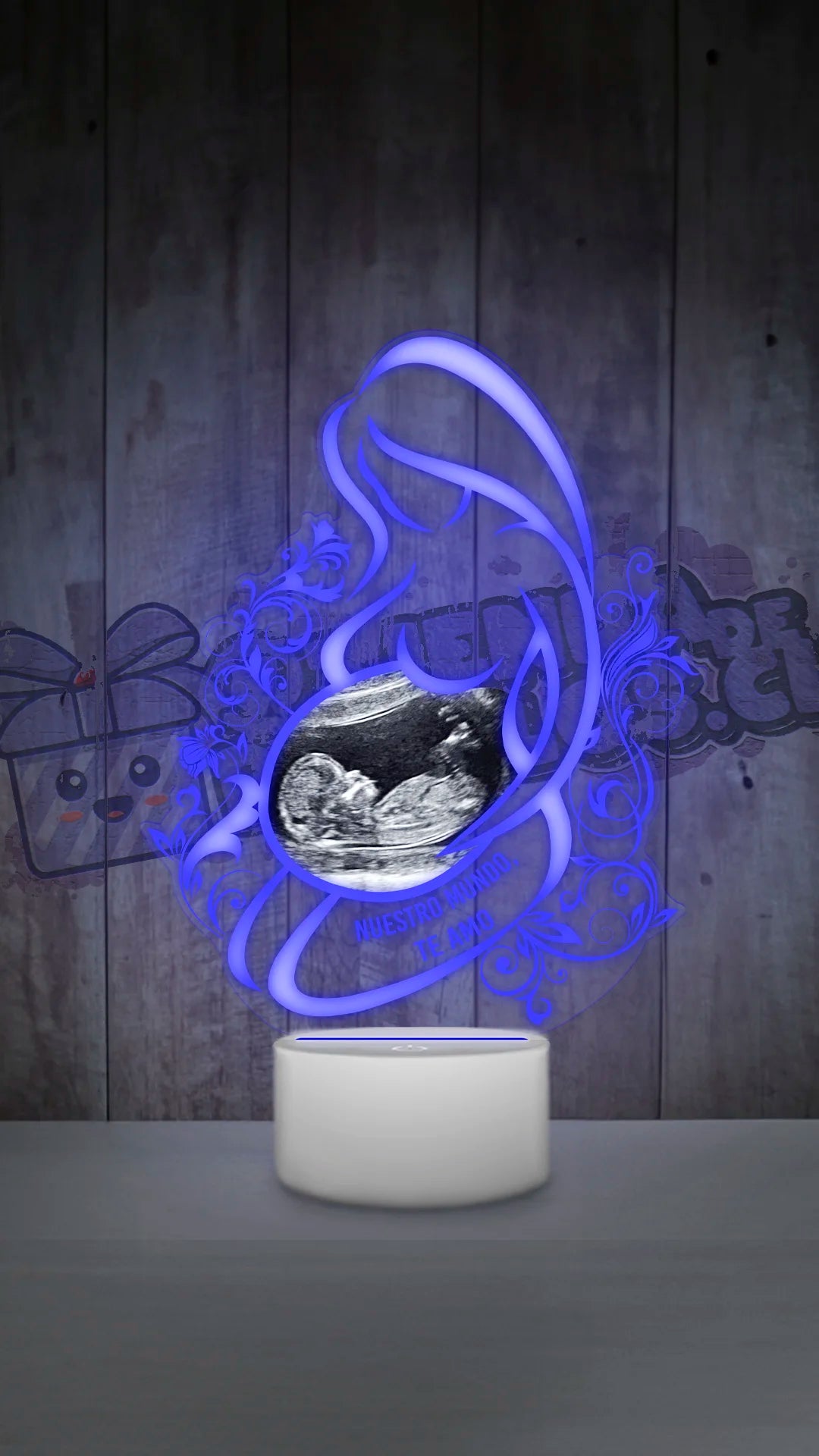 Lampara Led 3D Embarazada