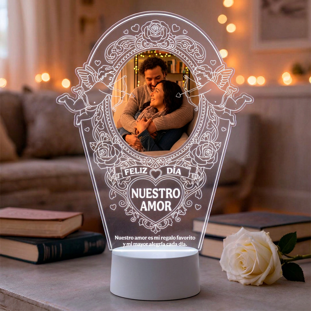 Lampara Led 3D Cupido